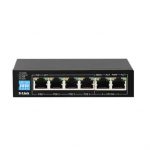 سوئیچ 6 پورت گیگابیتی و دسکتاپ دی لینک مدل DGS-F1006P-E