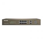 سوئیچ 12 پورت مگابیتی و رکمونت تندا مدل TEF1210P-8-150W