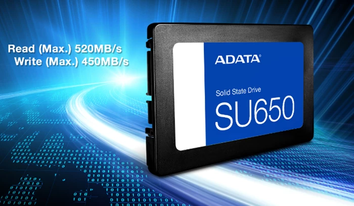 حافظه SSD ای دیتا مدل Ultimate SU650 ظرفیت 256 گیگابایت