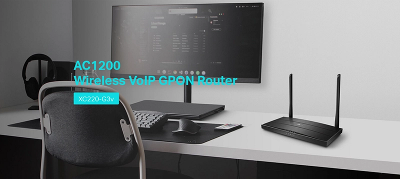 مودم فیبر نوری AC1200 تی پی لینک مدل XC220-G3v