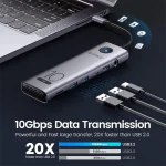 هاب 11 پورت USB-C اوریکو مدل CX10-11P - Image 3