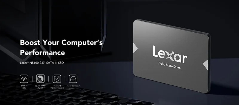 اس اس دی اینترنال لکسار Lexar NS100 ظرفیت 128 گیگابایت