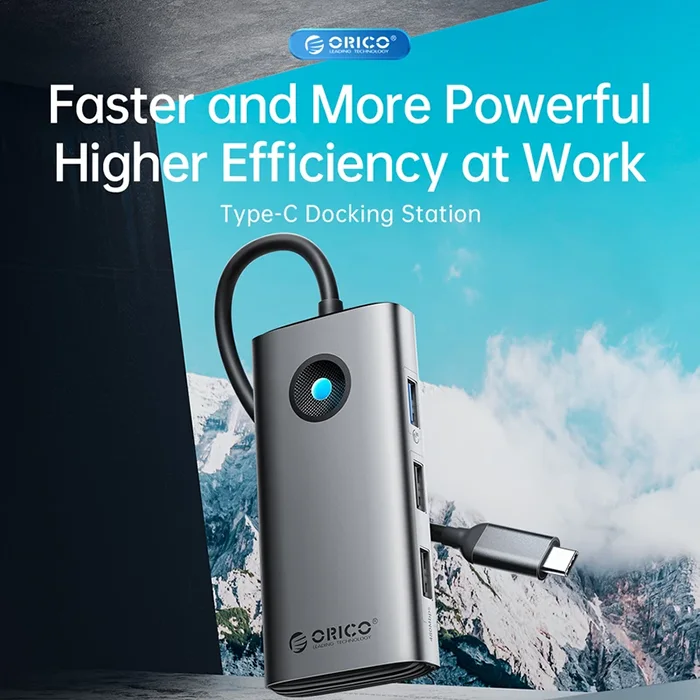 هاب 6 پورت USB-C اوریکو مدل PW11-6PCR