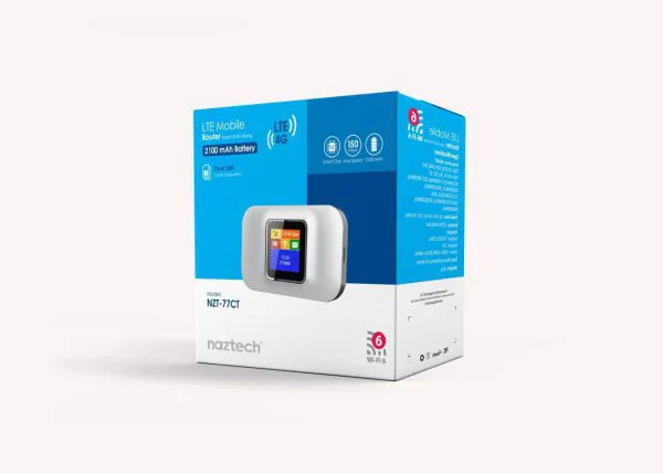 مودم 4G LTE قابل حمل دو سیم کارت نزتک JET2