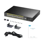 سوئیچ 24 پورت گیگابیتی و رکمونت کودی مدل GS1026PS2 - Image 4