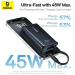 پاوربانک باسئوس مدل PicoGo 45W با ظرفیت 10000mAh - Image 5