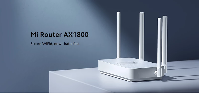 روتر بی سیم و دوباند AC1800 شیائومی مدل Mi Router AX1800