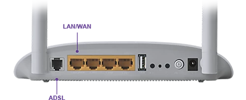 مودم روتر ADSL2 Plus بی‌ سیم N300 تی پی لینک مدل TD-W8968