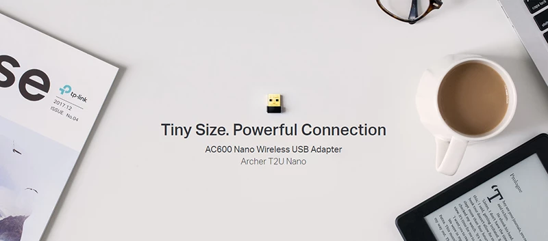 کارت شبکه USB بی‌ سیم و دوباند AC600 تی پی لینک Archer T2U Nano