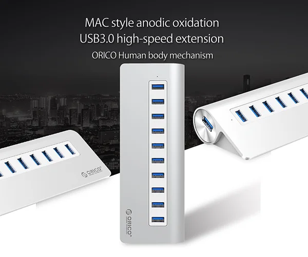 هاب 10 پورت USB 3.0 اوریکو M3H10