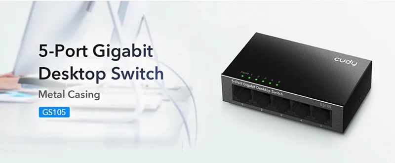 سوییچ 5 پورت گیگابیتی و دسکتاپ کودی GS105