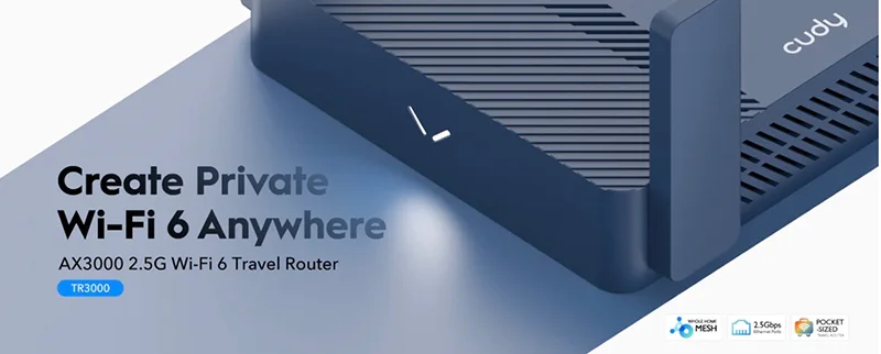 روتر بی سیم Wi-Fi 6 و دوباند AX3000 کودی TR3000