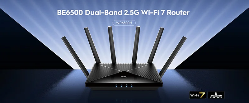 روتر بی سیم و دوباند BE6500 کودی WR6500H
