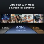 روتر بی سیم و سه باند BE9300 تی پی لینک مدل Archer BE550 - Image 6
