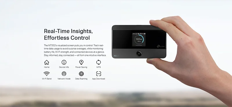 مودم 4G LTE قابل حمل تی پی لینک M7352
